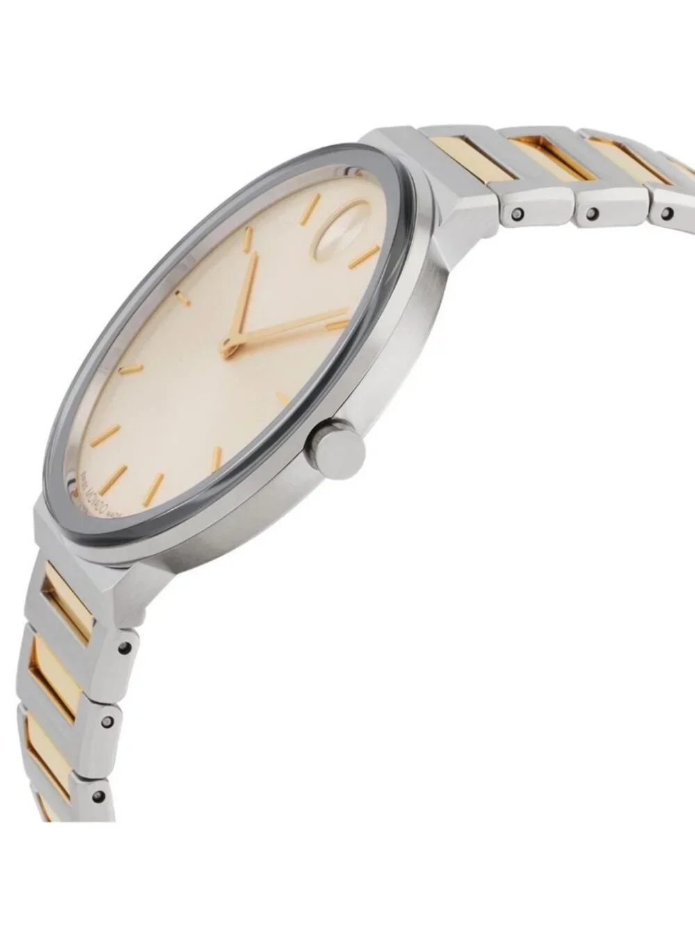NWT Movado Bold Horizon Quartz Taupe Dial Unisex Watch